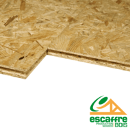 Dalle - OSB 3 - ép. 22 mm  (32) - dalle de 2,50 x 0,625 ml - KS